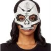 Witch Doctor Skull Half Mask -Colin Costume Shop 01473297 a