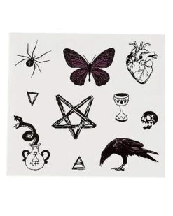Gothic Temporary Tattoos -Colin Costume Shop 01473990 c