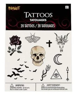 Gothic Temporary Tattoos -Colin Costume Shop 01473990 d