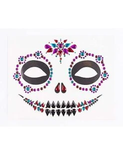 Sugar Skull Face Decal -Colin Costume Shop 01474741 c