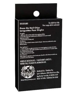 Day Of The Dead Press On Nails -Colin Costume Shop 01474873 d