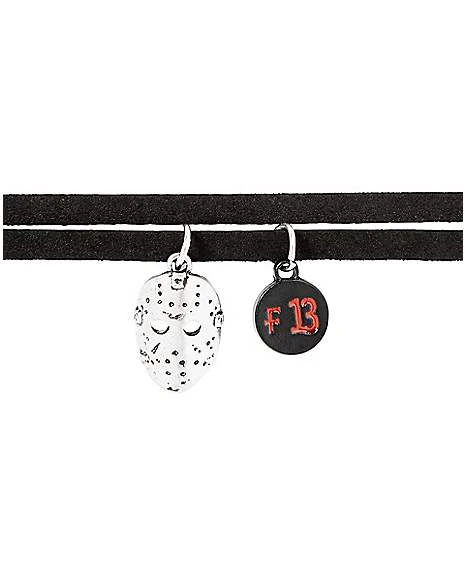 Jason Voorhees Mask Choker Necklace - Friday The 13th 4 Jason Voorhees Mask Choker Necklace - Friday The 13th - Image 2