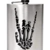 Skeleton Punk Flask