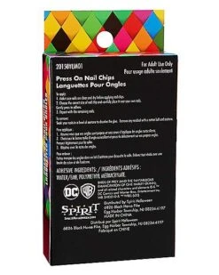 Harley Quinn Press On Nails - Birds Of Prey -Colin Costume Shop 01486414 d