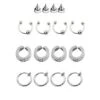 16 Piece Clip On Punk Jewelry Set -Colin Costume Shop 01486661 a