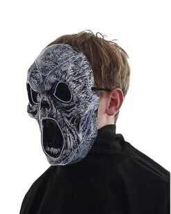 Light-Up EL Wire Wailing Spirit Half Mask -Colin Costume Shop 01488154 c
