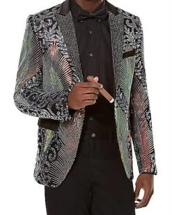 Adult '20s Multicolored Jacket -Colin Costume Shop 01488824 c