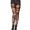 Black Punk Tattered Tights -Colin Costume Shop 01489814 a