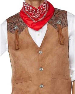 Adult Western Cowboy Plus Size Costume Kit -Colin Costume Shop 01492743 e