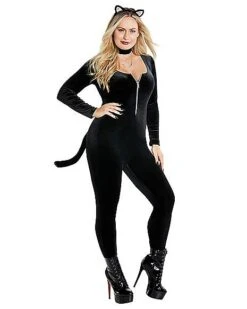 Adult Fierce Feline Catsuit Costume -Colin Costume Shop 01493873 c