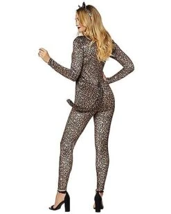 Adult Cheetah Catsuit Costume -Colin Costume Shop 01493949 c