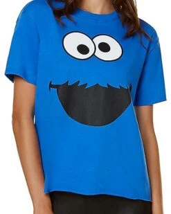 Adult Cookie Monster T Shirt - Sesame Street -Colin Costume Shop 01496322 c