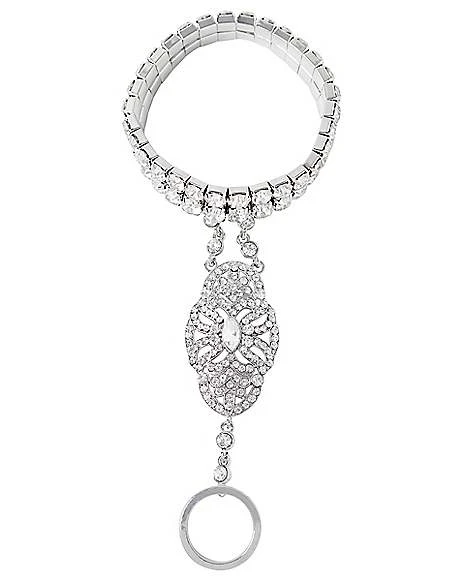 '20s Gem Hand Chain Bracelet 3 '20s Gem Hand Chain Bracelet