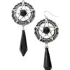 Witch Pentagram Earrings -Colin Costume Shop 01499227 a
