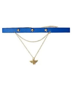 Wonder Woman Shield Choker Necklace