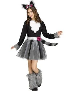 Kids Raccoon Dress Costume