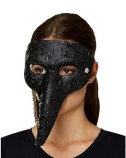 Female Plague Doctor Half Mask -Colin Costume Shop 01503358 c