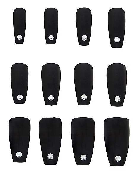 '80s Black Press On Nails 3 '80s Black Press On Nails