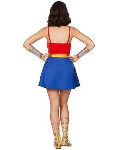 Adult Wonder Woman Dress - Wonder Woman -Colin Costume Shop 01508563 b