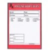 Rx Prescription Notepad -Colin Costume Shop 01512763 a