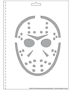Friday The 13th Pumpkin Stencil Book -Colin Costume Shop 01513662 c