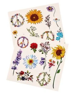 Hippie Temporary Tattoos -Colin Costume Shop 01514884 c