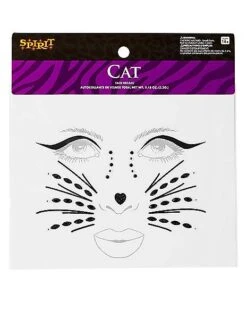 Gemstone Cat Face Decals