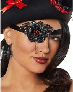 Jeweled Pirate Eye Patch -Colin Costume Shop 01525625 c