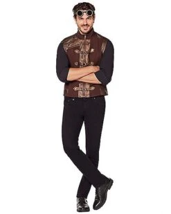 Brown Steampunk Vest -Colin Costume Shop 01526474 c