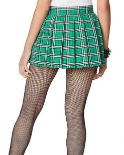 Adult Green Plaid Skirt -Colin Costume Shop 01526540 b