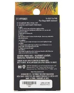 Harley Quinn Press On Nails - The Suicide Squad 7 Harley Quinn Press On Nails - The Suicide Squad -Colin Costume Shop 01529817 c