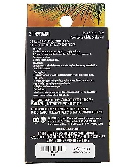 Harley Quinn Press On Nails - The Suicide Squad 5 Harley Quinn Press On Nails - The Suicide Squad - Image 3