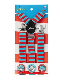 Thing 1 And Thing 2 Suspenders - Dr. Seuss -Colin Costume Shop 01532845 e