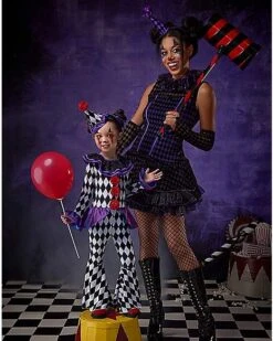 Adult Dark Clown Costume -Colin Costume Shop 01533470 c
