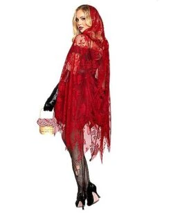 Adult Dangerous Red Riding Hood Costume 5 Adult Dangerous Red Riding Hood Costume -Colin Costume Shop 01538610 b
