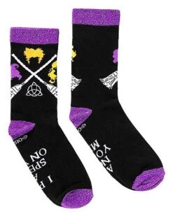 I Put A Spell On You Crew Socks - Hocus Pocus