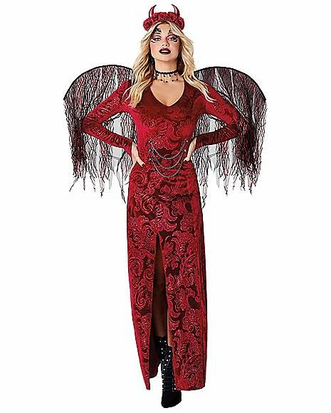 Adult Gothic Devil Costume 3 Adult Gothic Devil Costume