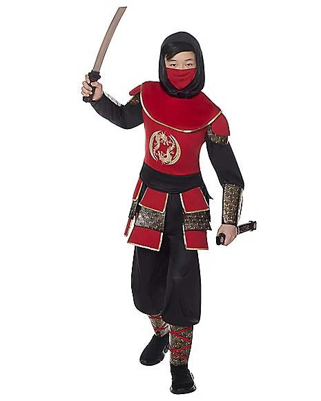Kids Samurai Ninja Costume 3 Kids Samurai Ninja Costume