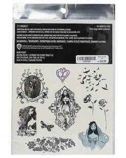 Corpse Bride Temporary Tattoos -Colin Costume Shop 01542885 c
