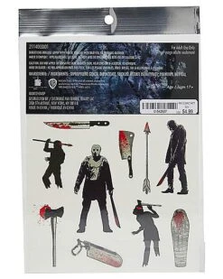 Friday The 13th Temporary Tattoos -Colin Costume Shop 01542927 c
