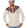 Adult Western Cowboy Shirt -Colin Costume Shop 01543073 a