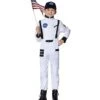 Kids White Astronaut Jumpsuit Costume - NASA 1 Kids White Astronaut Jumpsuit Costume - NASA -Colin Costume Shop 01548858 a