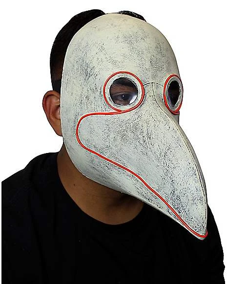 Light-Up LED Plague Doctor Half Mask 3 Light-Up LED Plague Doctor Half Mask