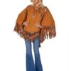 Adult Free Spirit Poncho Hippie Costume -Colin Costume Shop 01550698 a