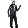 Kids Dark Rebel Punk Skeleton Costume 2 Kids Dark Rebel Punk Skeleton Costume -Colin Costume Shop 01552132 a