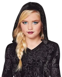 Kids Black Hooded Dress -Colin Costume Shop 01558378 c