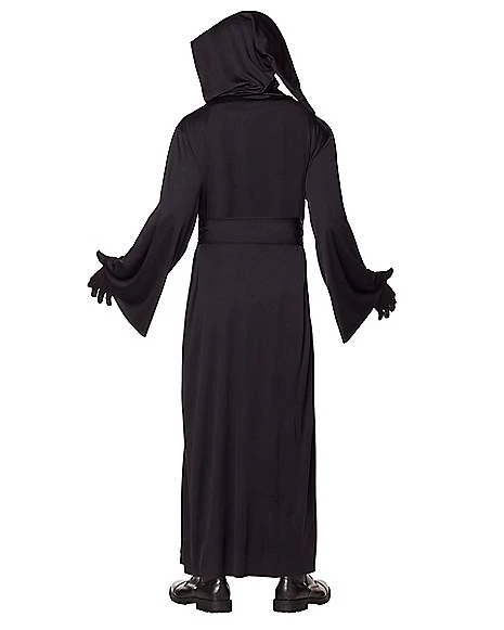 Adult Reaper Skeleton Robe Costume 4 Adult Reaper Skeleton Robe Costume - Image 2