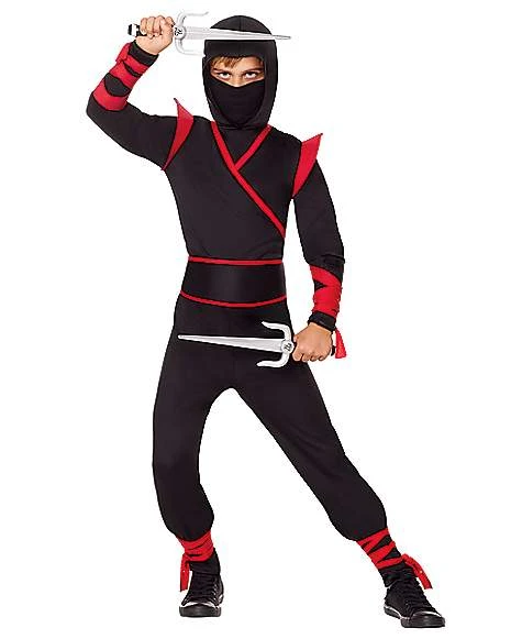 Kids Dark Ninja Costume 3 Kids Dark Ninja Costume