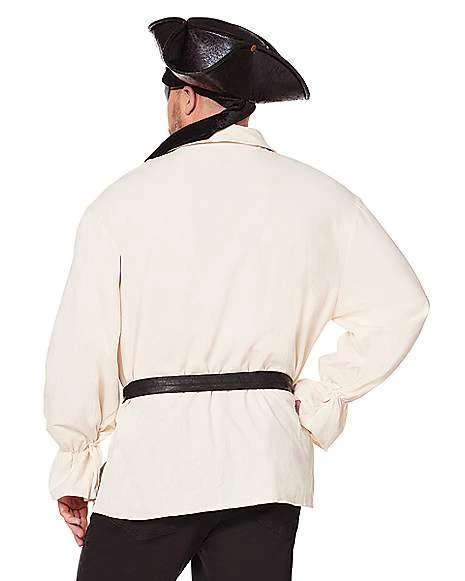 Pirate Shirt And Belt Plus Size Costume Kit 4 Pirate Shirt And Belt Plus Size Costume Kit - Image 2