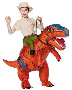 Kids Dinosaur Inflatable Ride-Along Costume